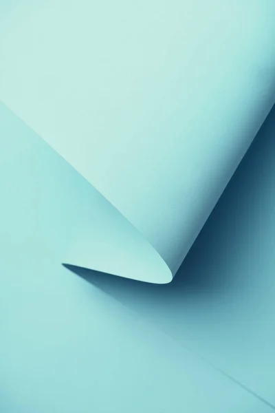 Vista de primer plano de fondo de papel abstracto azul creativo - foto de stock