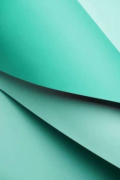 Vista de primer plano de fondo de papel texturizado turquesa brillante creativo abstracto - foto de stock
