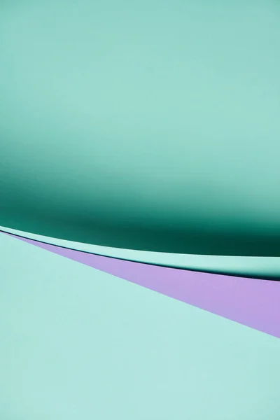 Vue rapprochée de beau fond de papier abstrait violet et turquoise — Photo de stock