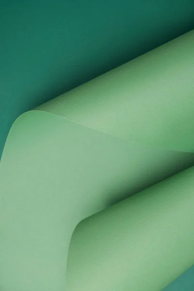 Close-up view of beautiful abstract green paper background — Stock Photo