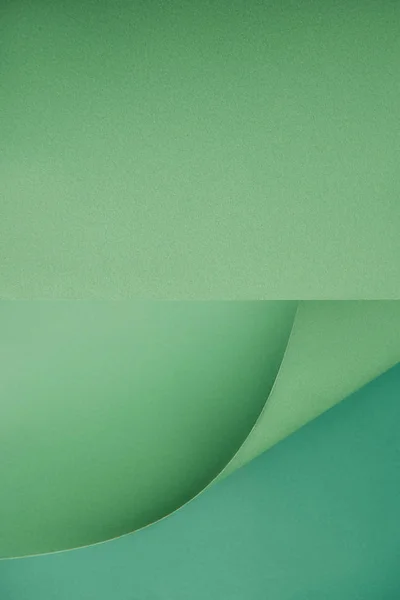 Beautiful empty green textured paper background — Stock Photo