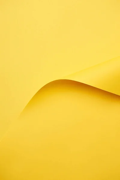 Close-up view of beautiful blank bright yellow paper background — Stock Photo