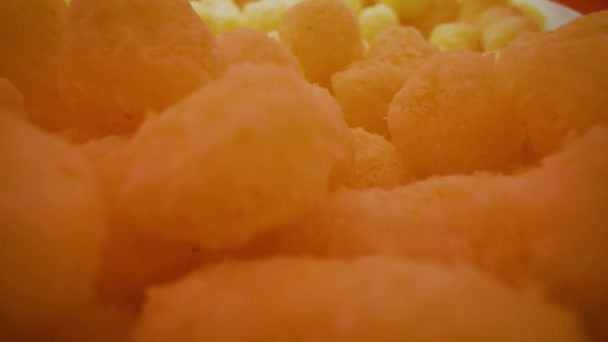 Corn sticks in an open bag. Corn sticks in a bag. — Stock Footage Corn sticks in an open bag. Corn sticks in a bag. Royalty Free Stock Video