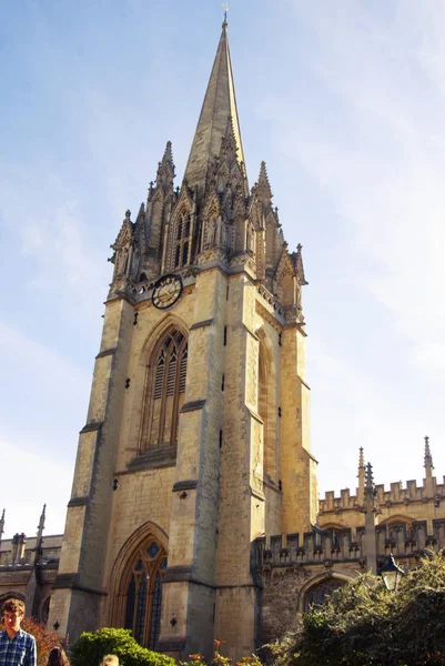 Oxford Reino Unido Octubre 2018 Iglesia Universitaria Santa María Virgen — Foto de Stock