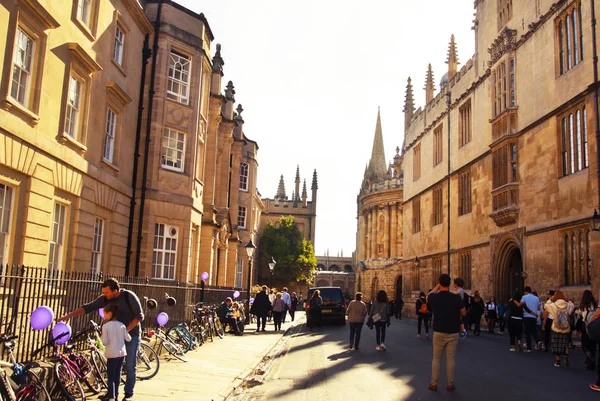 Oxford October 2018 City Buildings Known Home University Oxford — Stock Photo, Image