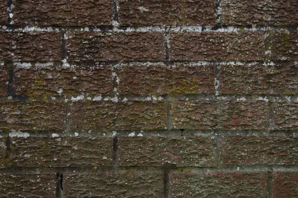 Pared de ladrillo rojo para textura de fondo. Antiguo muro de ladrillo inglés . — Foto de Stock