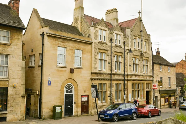 Stamford, vereinigtes Königreich. 31. mai 2019 - straßenansicht der stadtzentrum.alte gebäude, stamford, england — Stockfoto