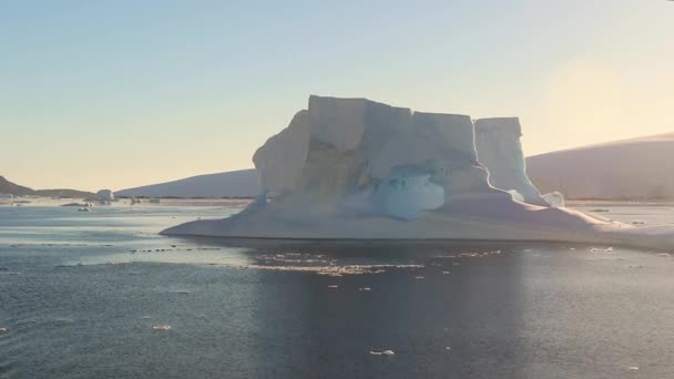 Belo Iceberg Antártida — Vídeo de Stock