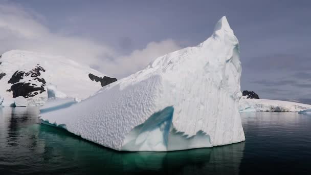 Belo Iceberg Antártida — Vídeo de Stock