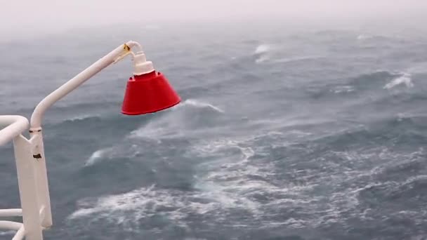 Storm Drake Passage — Stockvideo