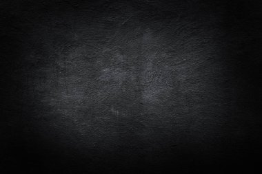 İç dekorasyon için soyut siyah kil duvar grunge desen arkaplanı.