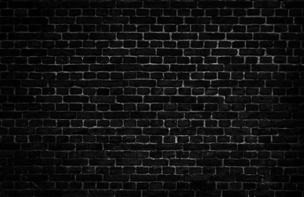 Empty Space Dark Brick Wall Grunge Texture Background — Stock Photo, Image