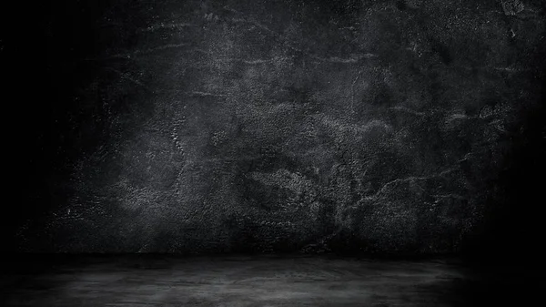 浅色阴影下工作室暗室混凝土地板的空隙质感背景 — 图库照片