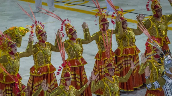 Florianopolis Brazílie Santa Catarina Únor 2018 Promenující Karneval — Stock fotografie