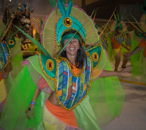 Florianopolis, Santa Catarina/Brezilya-Şubat/2018: Paraders karnaval