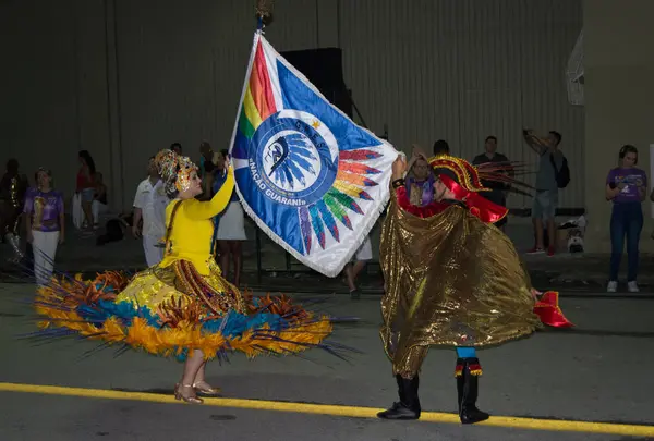 Florianopolis, Santa Catarina/Brezilya-Şubat/2018: Paraders karnaval