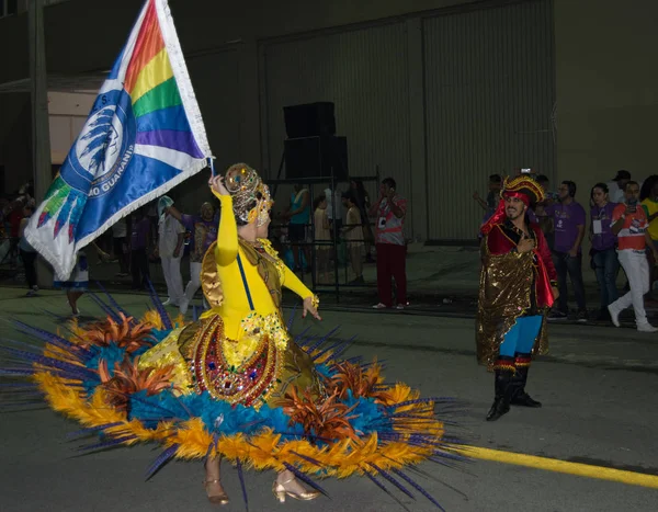 Florianopolis, Santa Catarina/Brezilya-Şubat/2018: Paraders karnaval