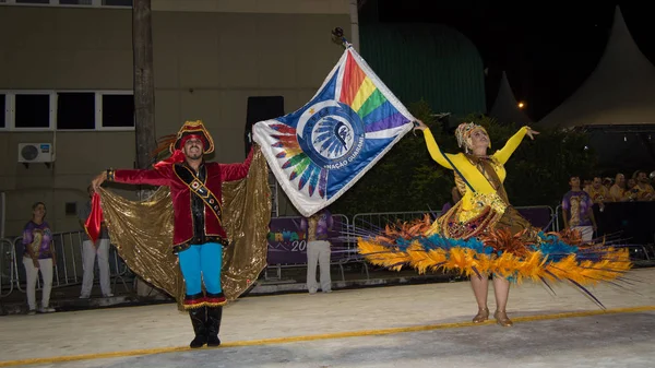 Florianopolis, Santa Catarina/Brezilya-Şubat/2018: Paraders karnaval