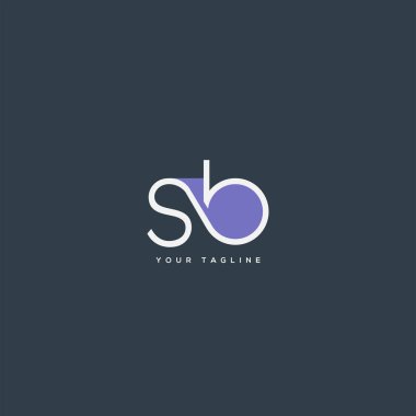 Logo Sb, kartvizit için şablon mektup 