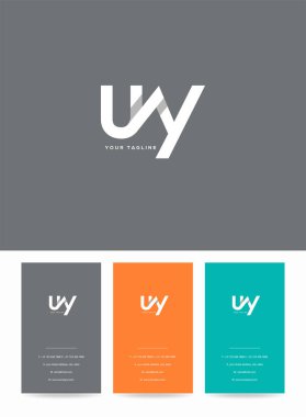 Logo Uy, kartvizit için şablon mektup 