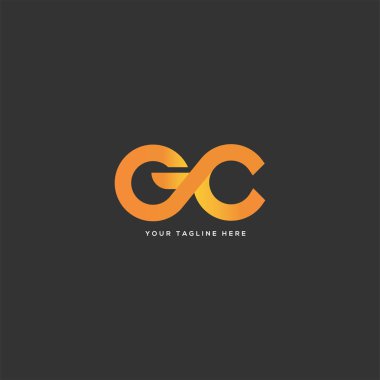 Logo Gc, kartvizit için şablon mektup 
