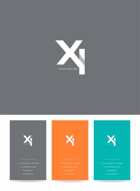Logo XI, kartvizit için şablon mektup 
