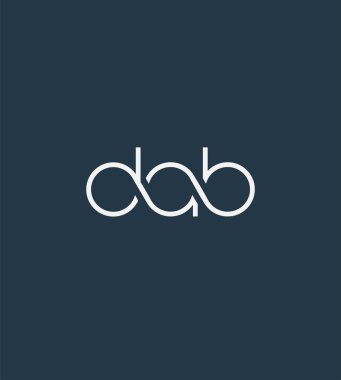 Harf logo Dab şablon iş afiş için