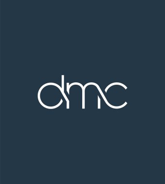 Harf logo Dmc şablon iş afiş için