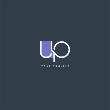 Harf logo iş afiş için şablon