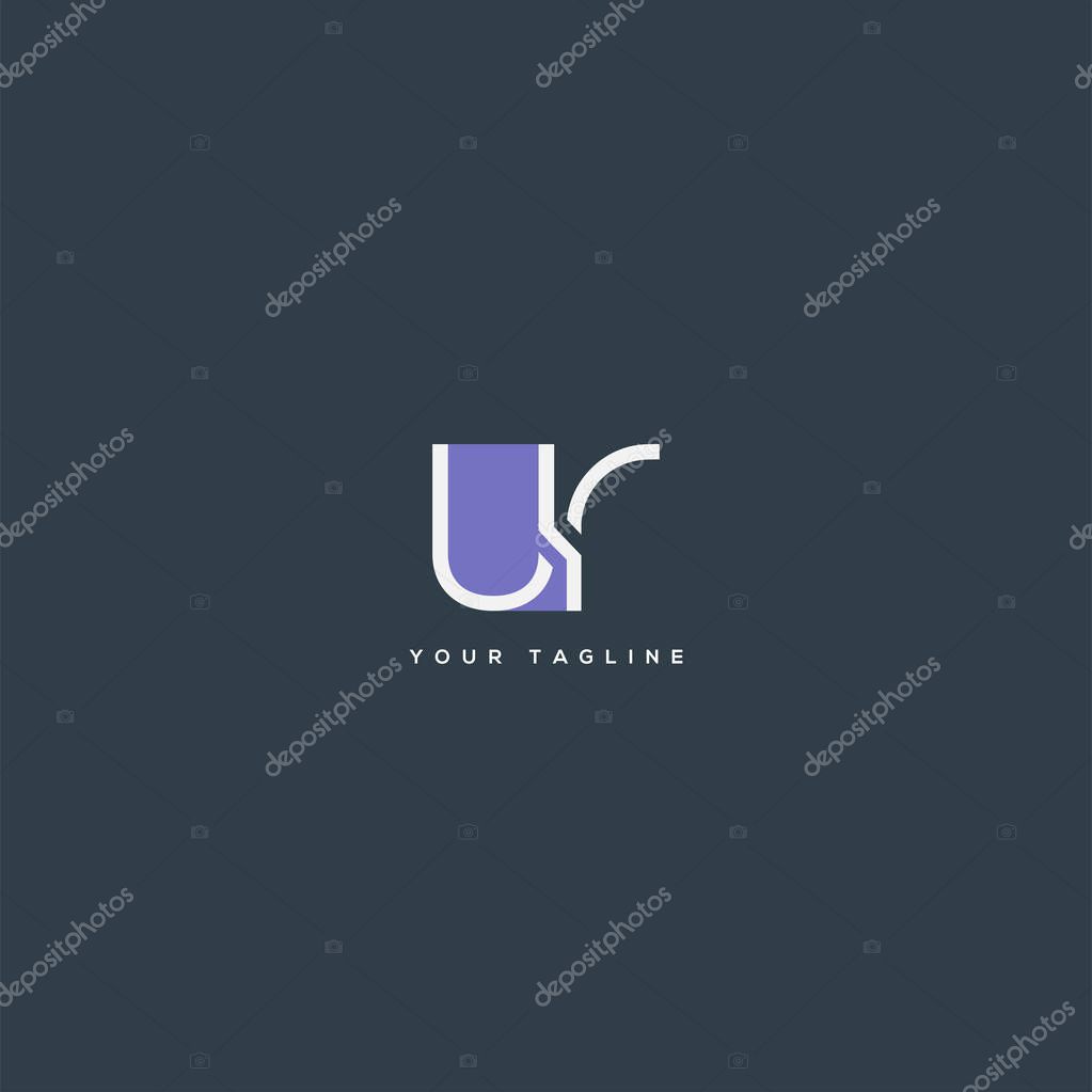 Letters logo Ur template for business banner