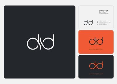 Harf logo yaptı iş afiş için şablon