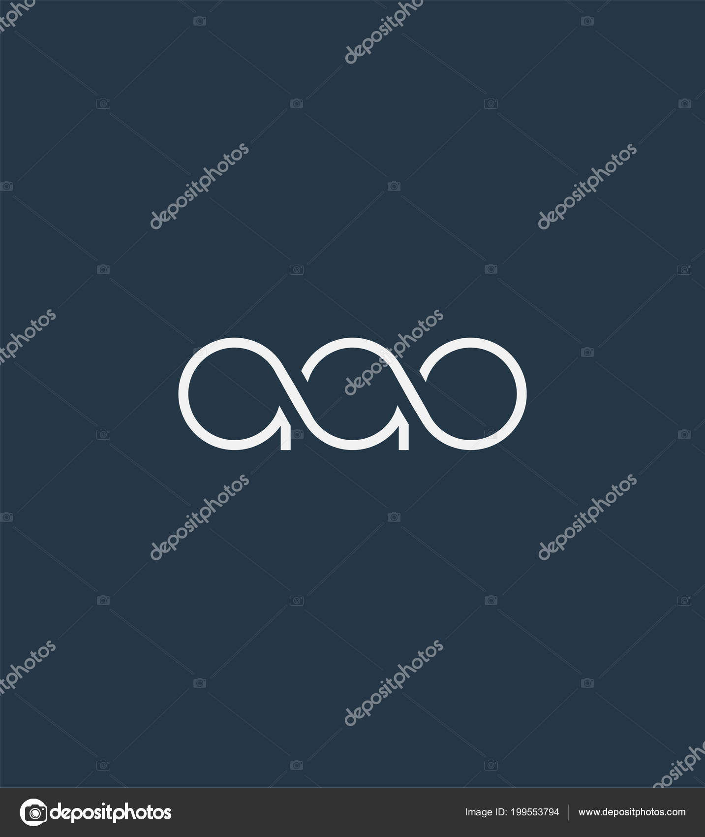 Letters Logo Aao Template Business Banner Stock Vector Image by Letters Logo Aao Template Business Banner Stock Vector Image by