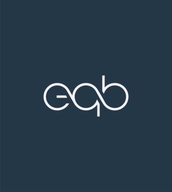 Harf logo İKB şablon iş afiş için