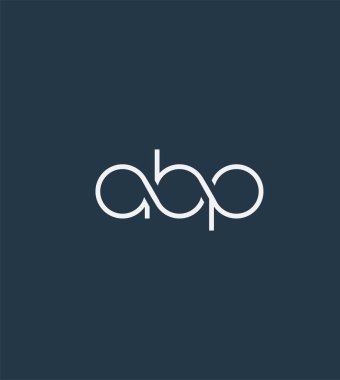 Harf logo Abp şablon iş afiş için