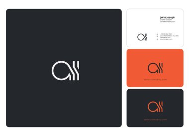 Harf logo tüm şablon iş afiş için