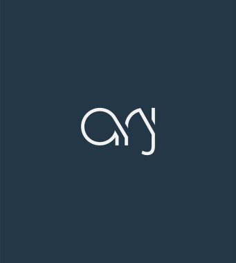 Harf logo Arj şablon iş afiş için