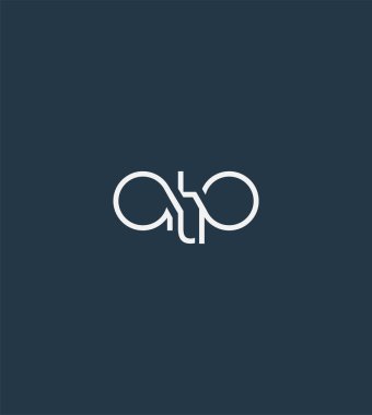 Harf logo Atp şablon iş afiş için