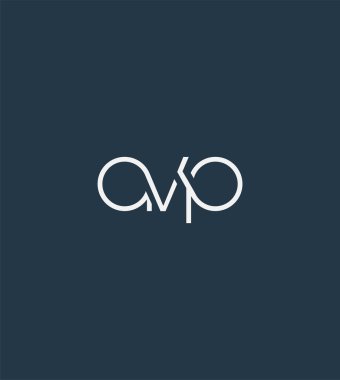 Harf logo Avp şablon iş afiş için
