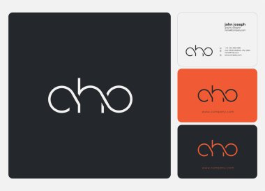 Harf logo Cho şablon iş afiş için