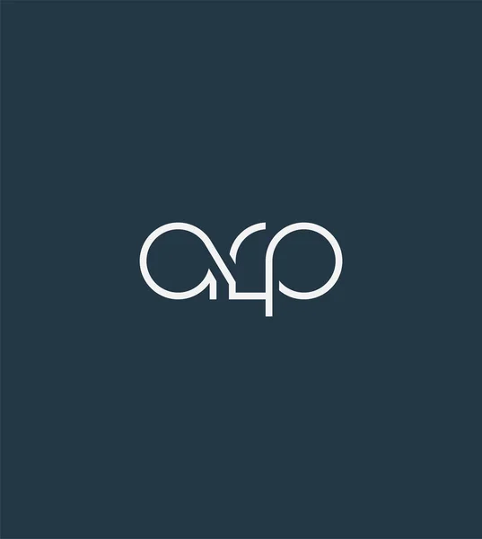 文字ロゴ ビジネス バナーの Arp テンプレート — ストックベクタ