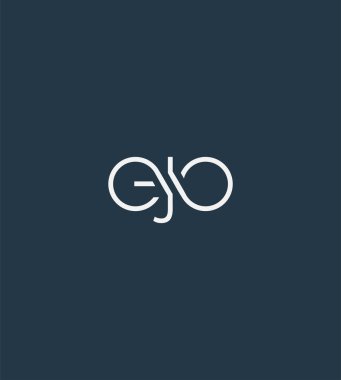 Harf logo Ejo şablon iş afiş için