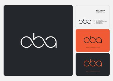 Harf logo Oba şablon iş afiş için