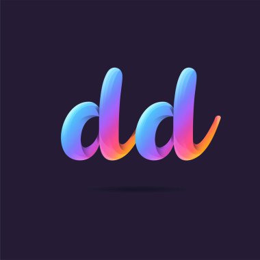 Harf logo gg şablon iş afiş için