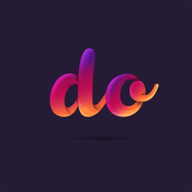 Harf logo yapmak şablonu iş afiş için