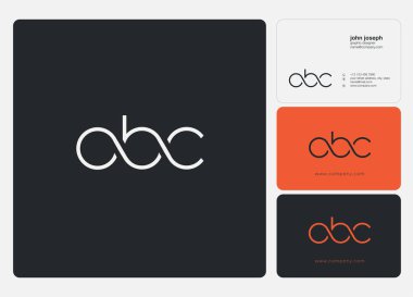 Harf logo Obc şablon iş afiş için