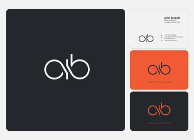 Harf logo ÖİB şablon iş afiş için