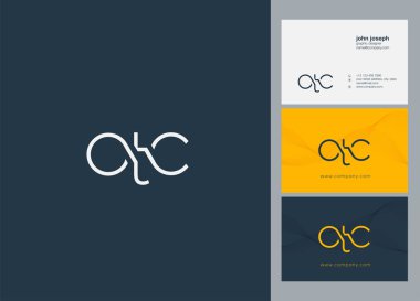 Harf logo Otc şablon iş afiş için