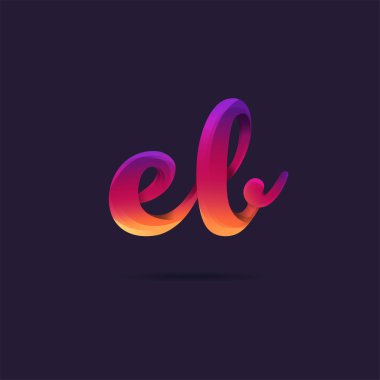 Harf logo El şablon iş afiş için