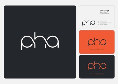 Harf logo Pha şablon iş afiş için