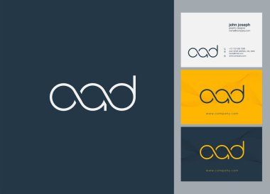 Harf logo Oad şablon iş afiş için